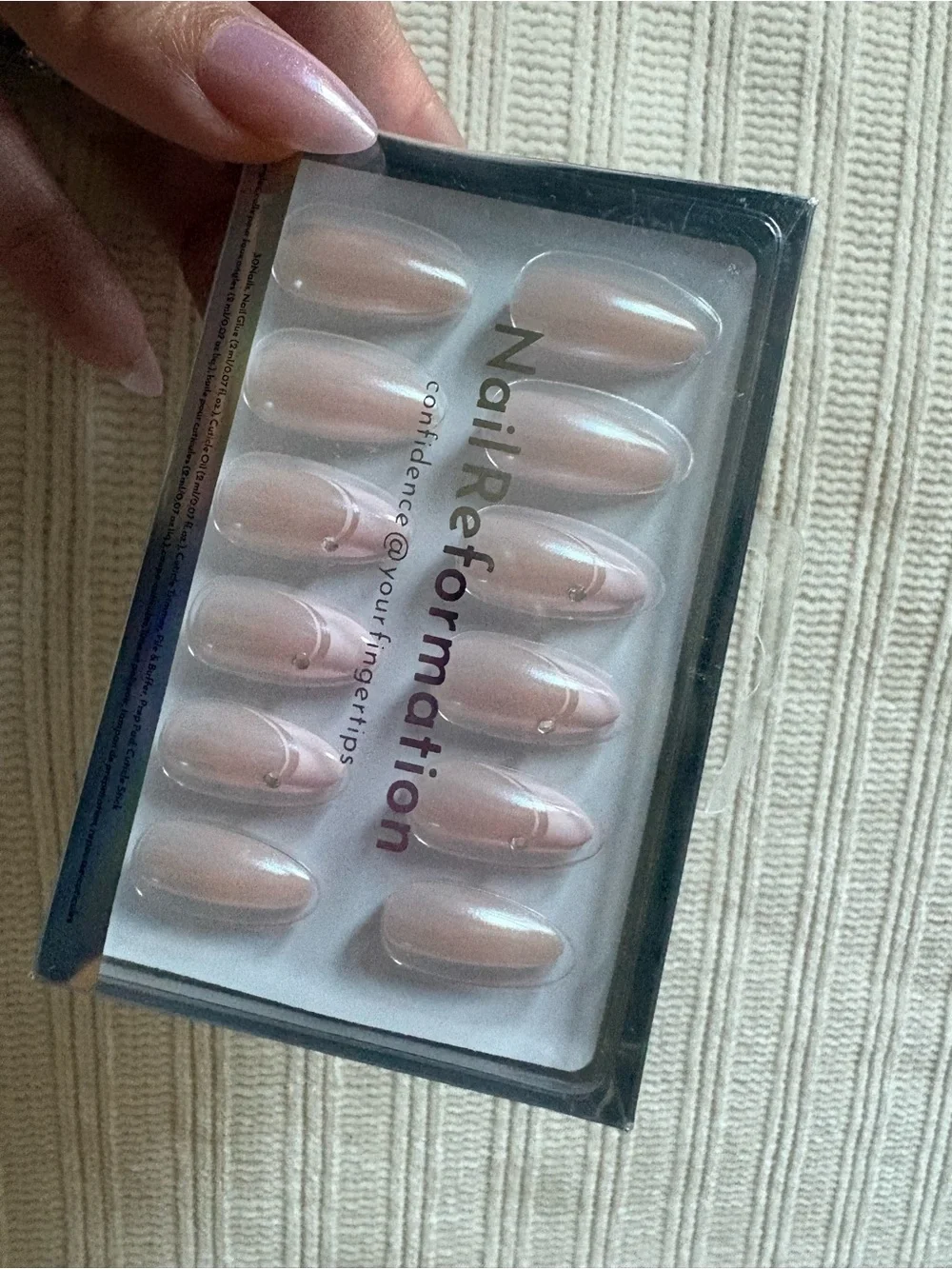 Nail Reformation Press-On Nails in Soft Pink Pearl